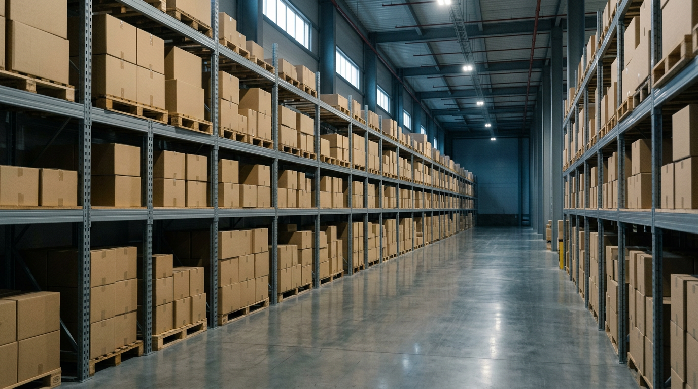 Distribution warehouse interior